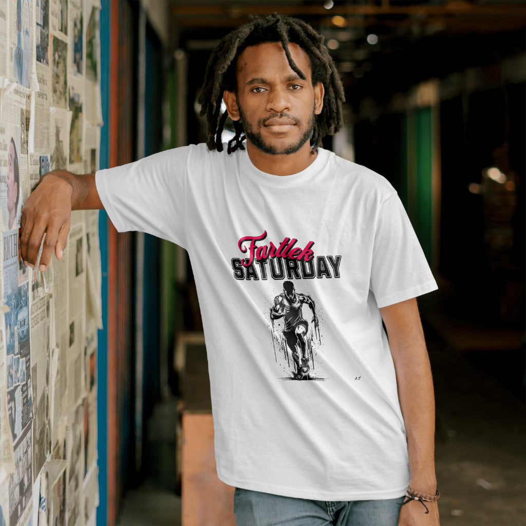 Heavyweight Cotton T-Shirt | Classic Fit Casual Wear | Everyday Essential Fartlek Saturday